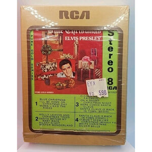 Elvis Presley Blue Christmas (8 Track Tape, 1976) With Sleeve KNS1-7047